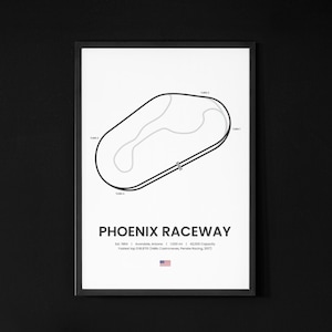 Phoenix Raceway NASCAR poster |NASCAR Art|Nascar track print|Nascar racing gift| Nascar Gift| Motorsport Art