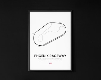 Phoenix Raceway NASCAR Art Print | Motorsport Poster