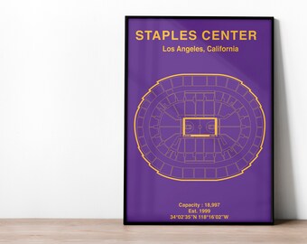 Los Angeles Lakers NBA Poster | NBA Print | Lebron James | Basketball Art | NBA Gift | Gift for basketball fan