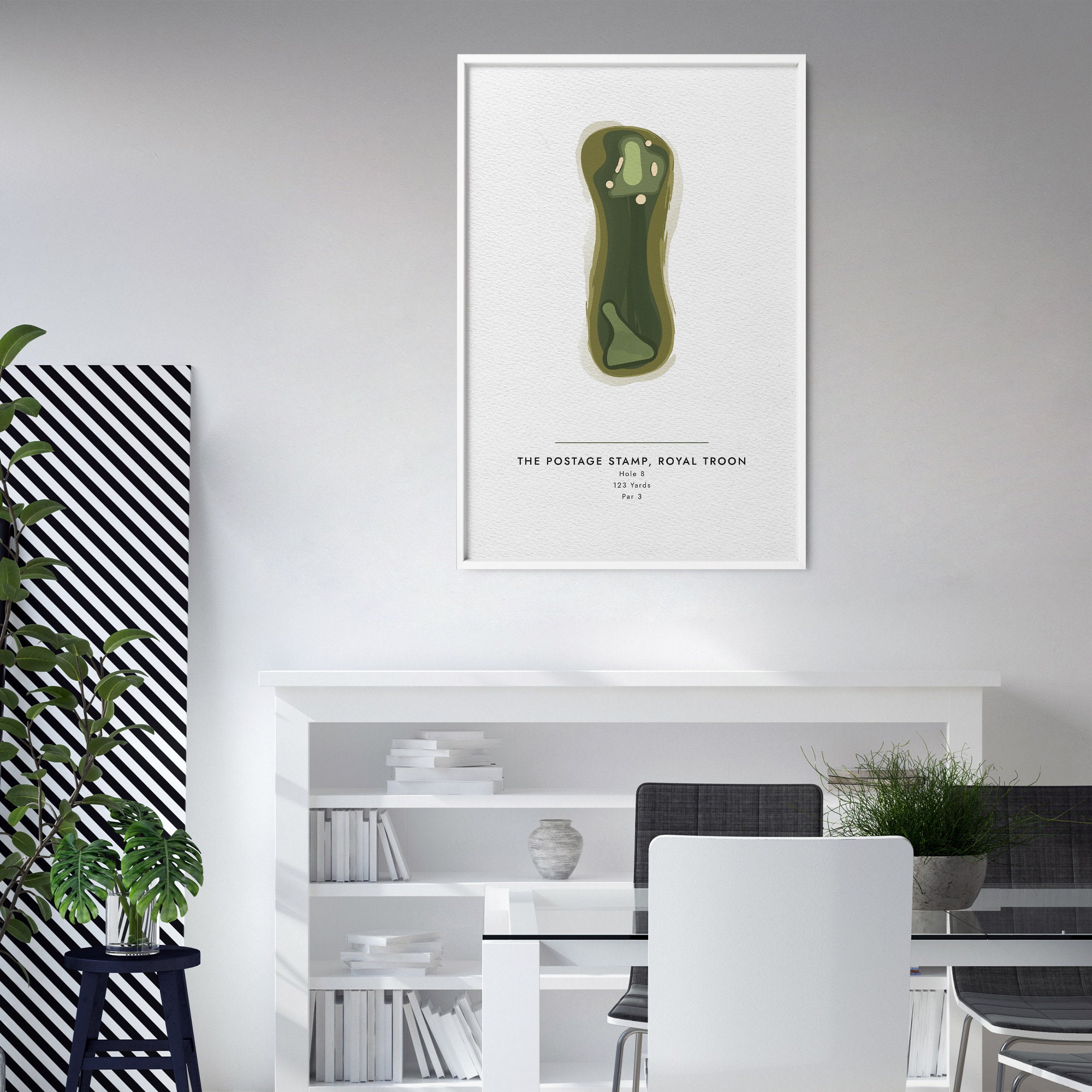 The Postage Stamp at Royal Troon Art Print Gift for Golfer Golf Art