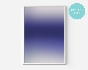 Gradient No.3 | Abstract Art Gallery Poster | Digital Download Art Print | Wall Art