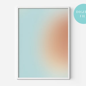 Gradient No.2 | Abstract Art Gallery Poster | Digital Download Art Print | Wall Art