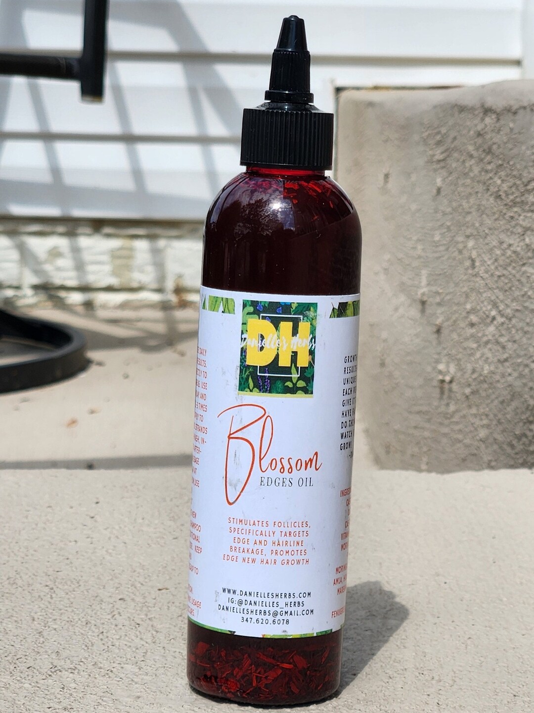 Blossom Edges New Growth Hair Oil Etsy