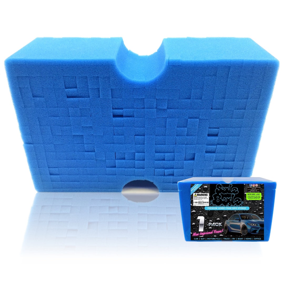 Sudz Budz® Premium Jumbo Foam Grid Car Wash Sponge 1pc Etsy Hong Kong