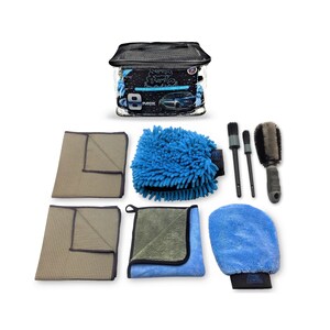Car Vacuum Detailing Kit, Interior Car Cleaning Kit With High Power  Handheld Vacuum And 7Pcs Detailing Brush Set, Well-Designed Women'S Pink  Car Accessories Bag