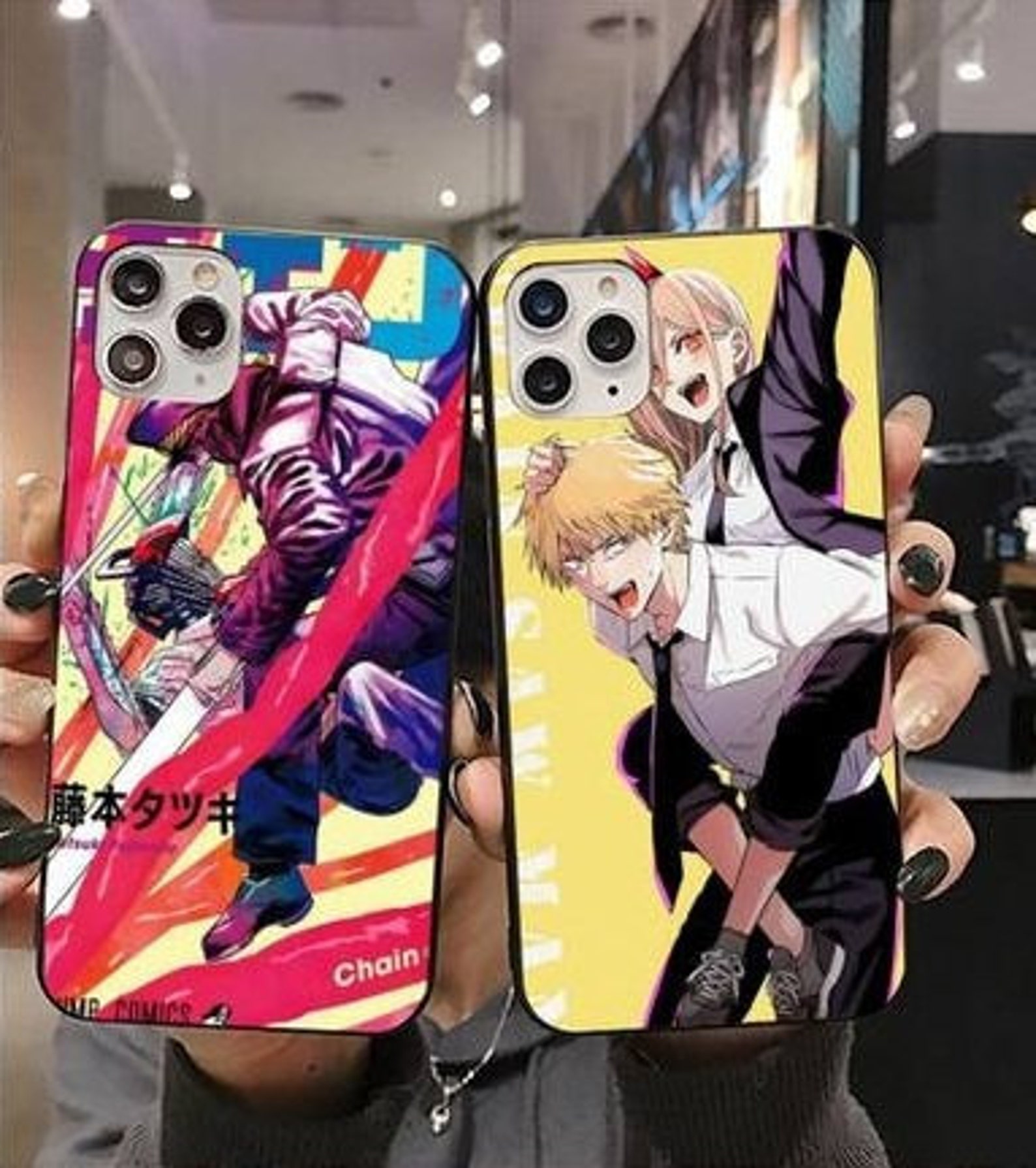 Chainsaw Man Phone Case Anime Phone Case Manga Phone Case Etsy