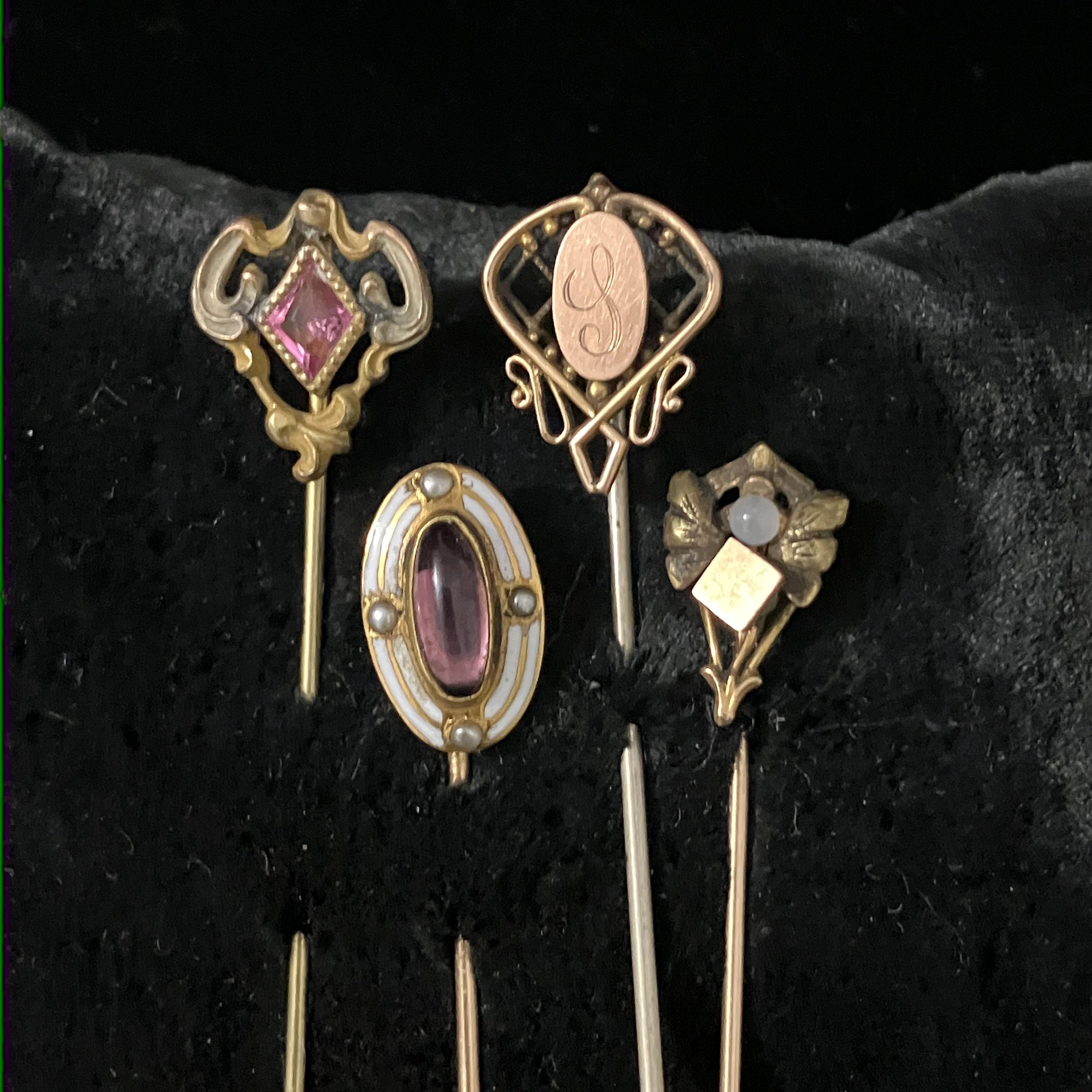 Antique Pearl Hat Pin Lot - Etsy display picture 1