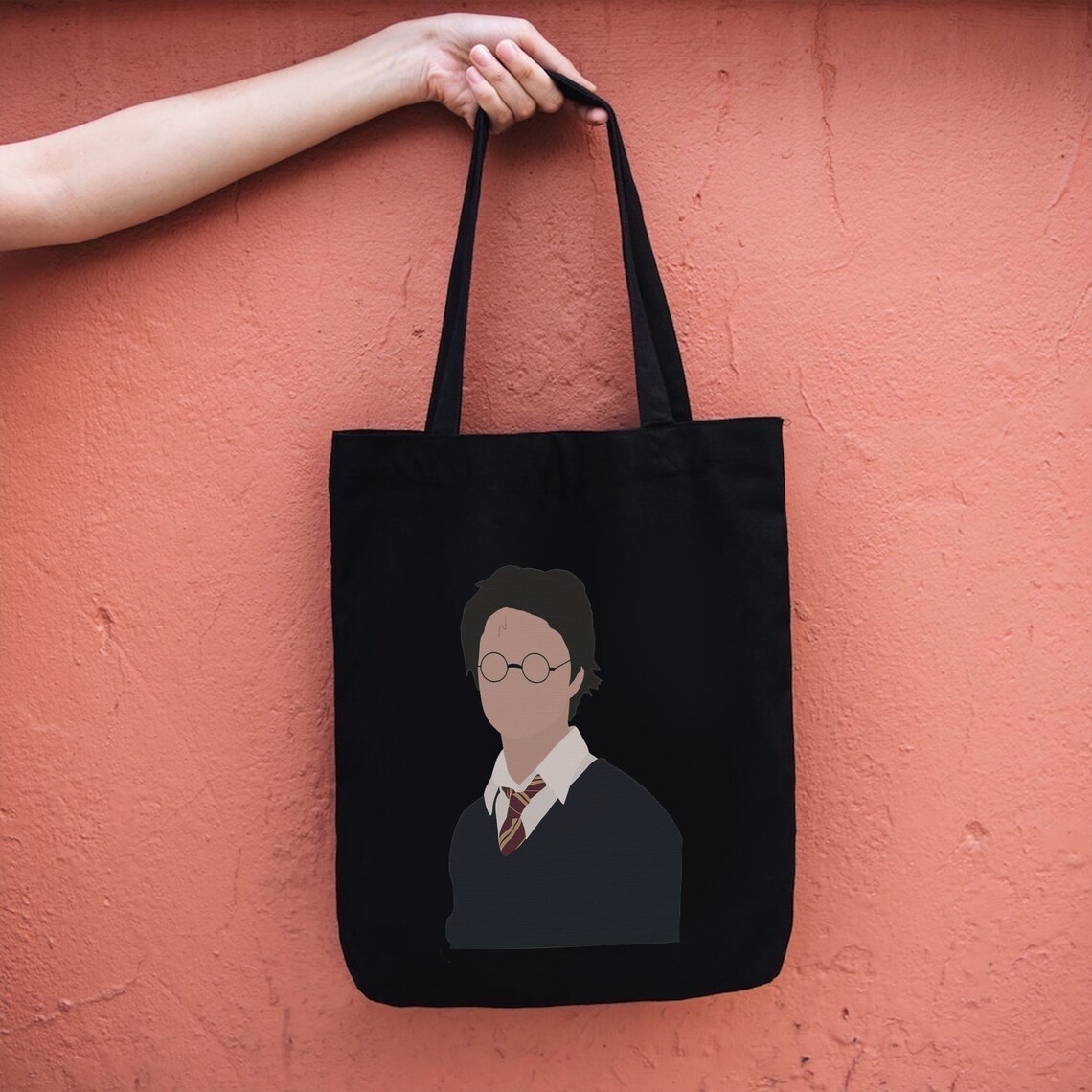 Harry Potter Tote Bags Draco Malfoy Canvas Tote Bags Grocery Etsy