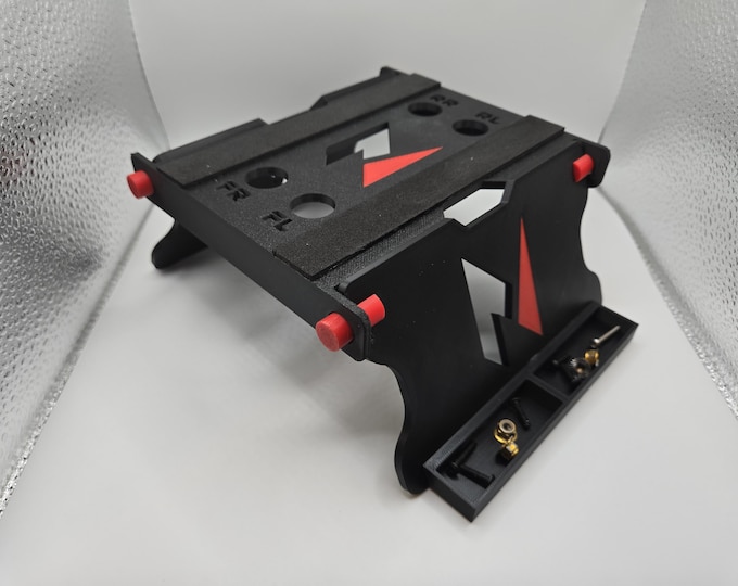 Featured listing image: 10th Scale Folding RC Car Stand | Perfect Gift for that RC Racer or Basher l 3D Printed