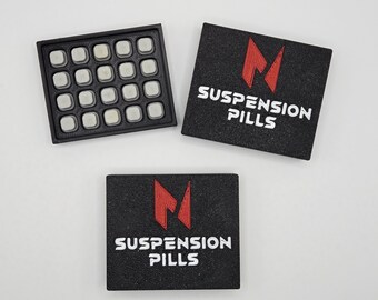 3D Printed RC Car Suspension Pill Case: 20 Pill Capacity