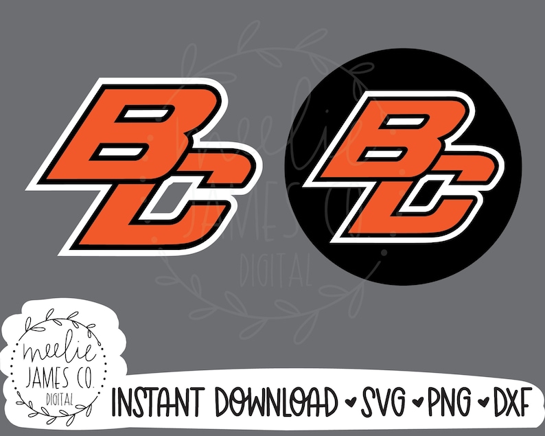 Byron Center Logo Svg BC Bullodgs Svg BC Svg Byron Center Etsy UK