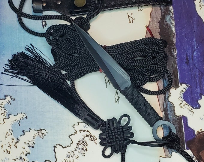 Sheng Biao Pro Level Rope Dart With Sheath. 4 Meter Black Rope With a