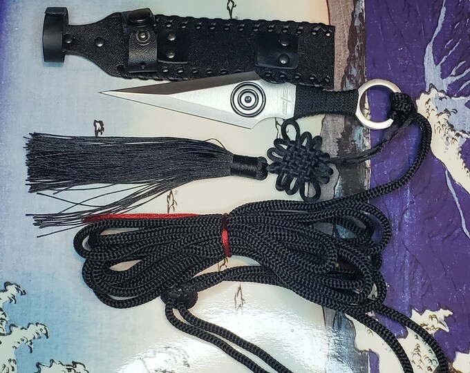 Sheng Biao Pro Level Rope Dart With Sheath. 4 Meter Black Rope With