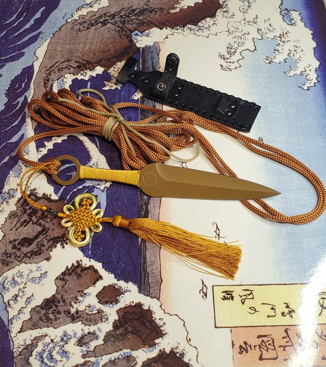 Sheng Biao, Pro XL Rope Dart With Sheath. 5 Meter Rope, Xlarge Kunai