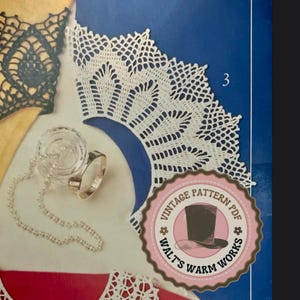 Vintage Breeze Lace Collar Pattern Crochet Collar Pattern Vintage Collar Pattern Elegant Lace Collar Pattern Vintage Elegant Lace Collar