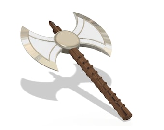 BATTLE AXE STL military gift