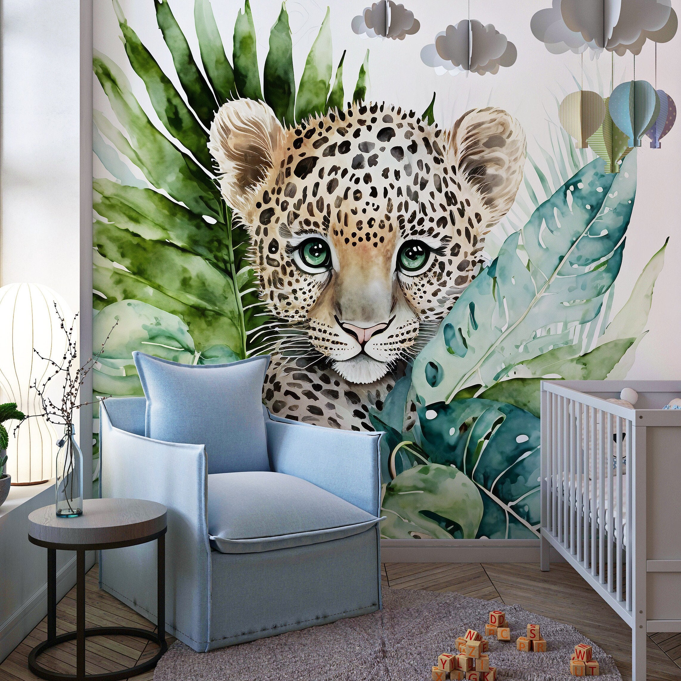 Jungle Animals 3D Wall Sticker Art Poster Decals Murals Kids Room Nursery  Z26