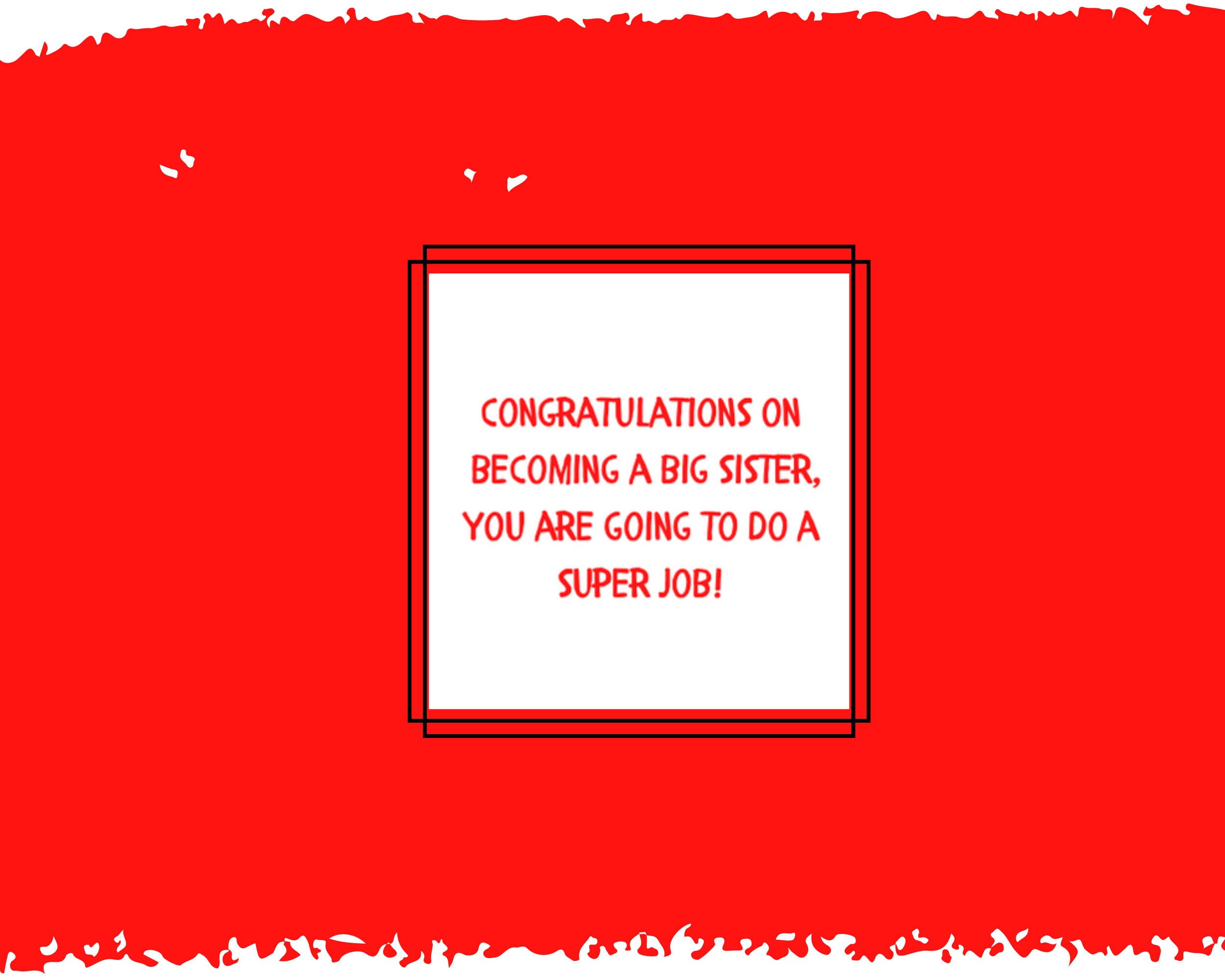 Promoted to Big Sister Printable Card - Etsy