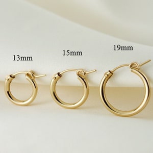 Plain hoop earrings in best sale bulk