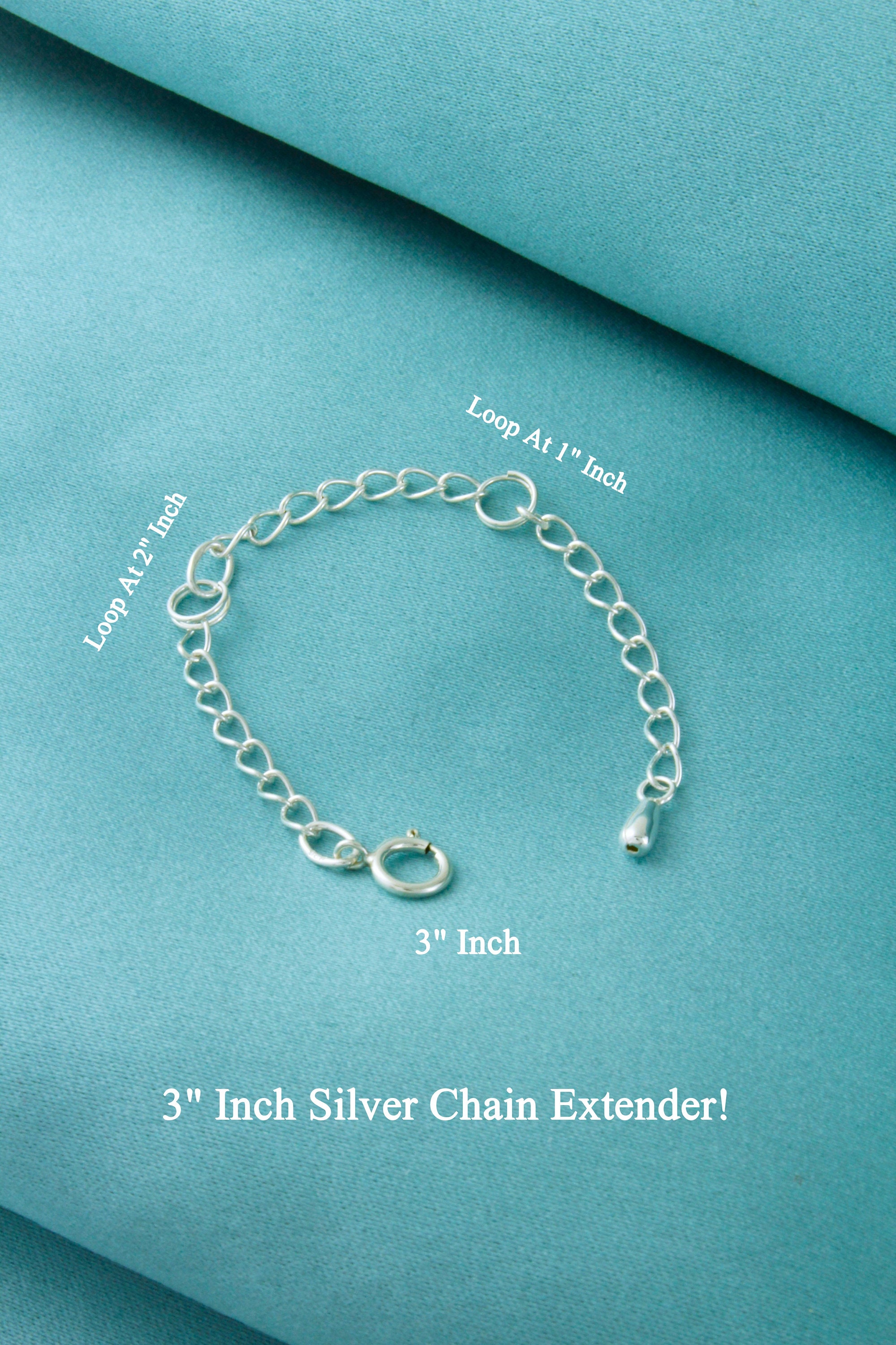 Estensione Collana Argento Sterling 925 - Catena Prolunga Regolabile | Per Bracciali E Ciondoli - Foto 6