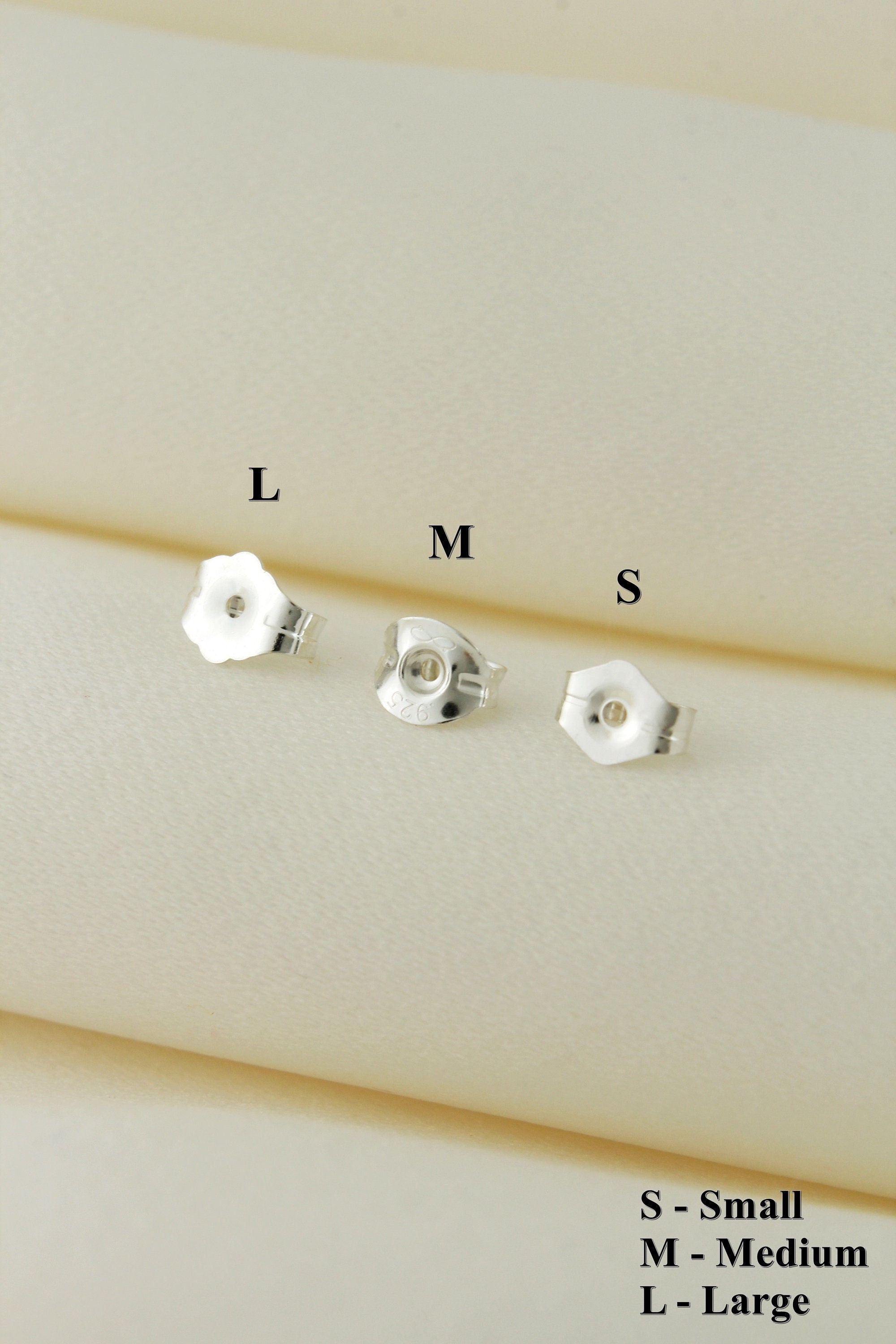 400PCS stud earring back aretes earrings backs for studs