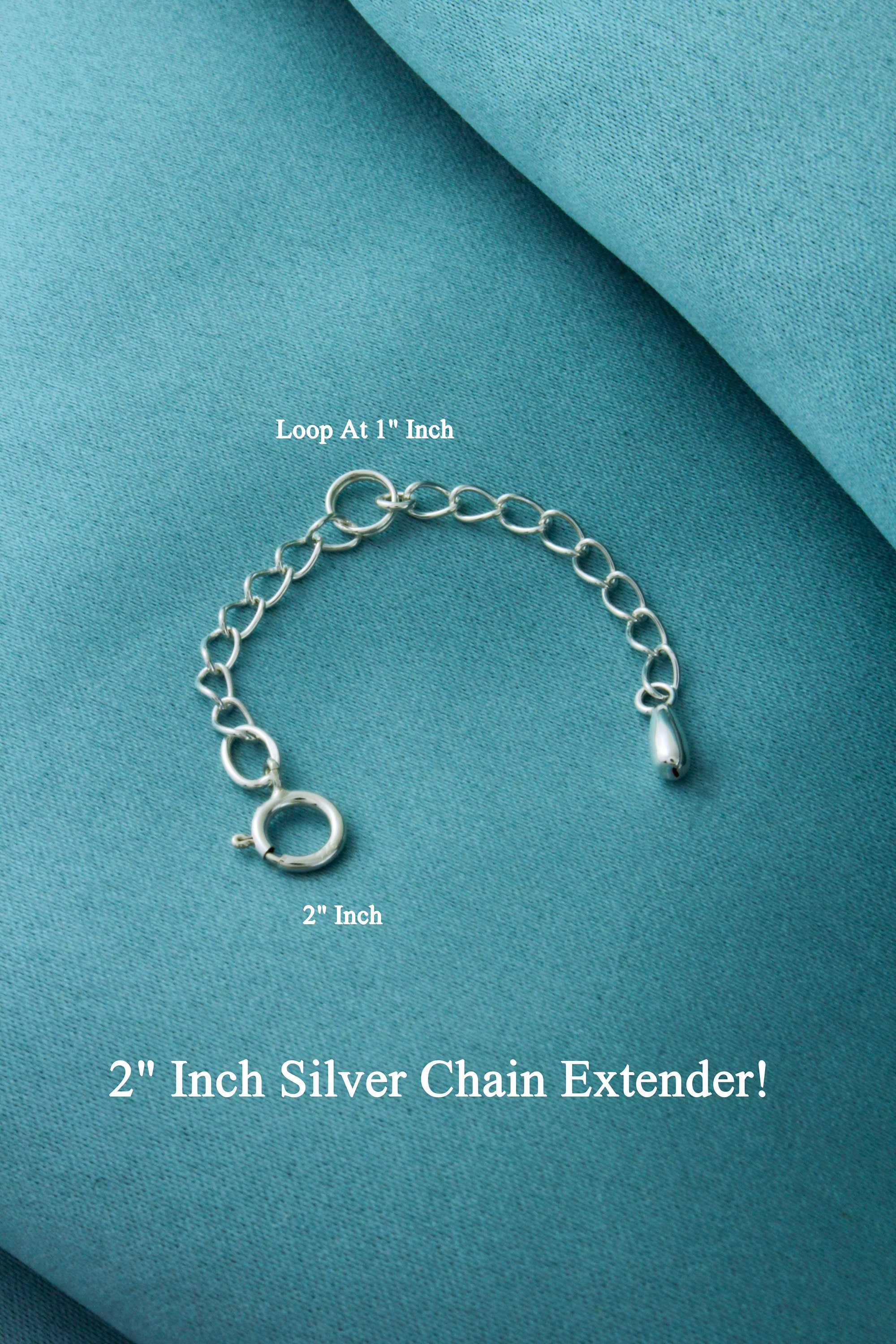 3 Estensioni Per Catena In Argento 925 - Prolunghe Regolabili Per Collane E Bracciali Fai Da Te - Foto 10