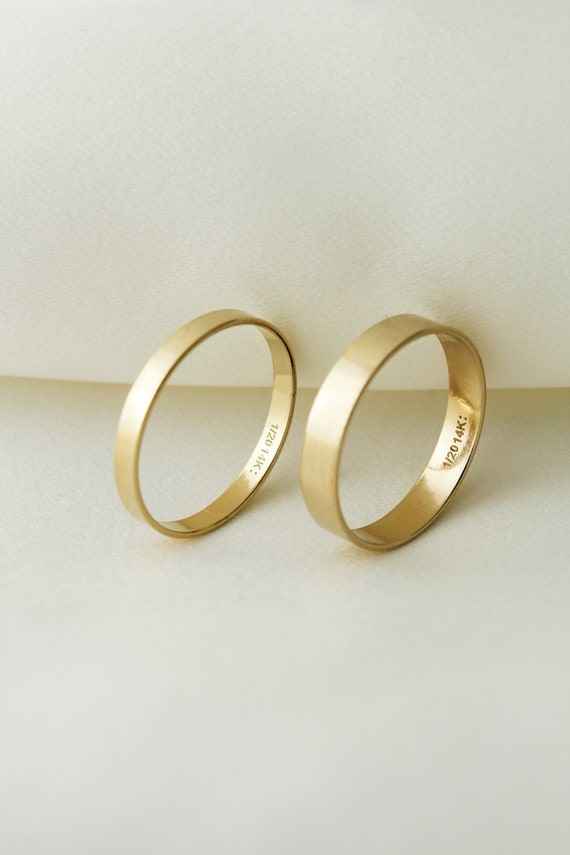 Tarnish Resistant 14k Gold Filled Thick Band Ring Tarnish Etsy