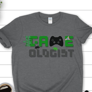 Gameologist T-Shirt, Gamer Gift, Gaming T-Shirt, Video Gamer T-Shirt, Cool Gamer Shirt, Video Game Player Gift, Nerdy Shirts, Gamer Shirt