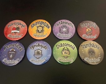 Twisted Wonderland buttons 3”