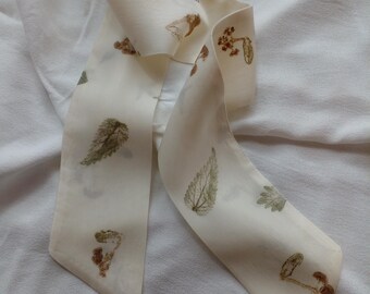 Botanical print scarf
