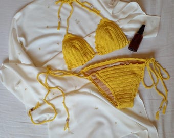 Custom crochet bikini
