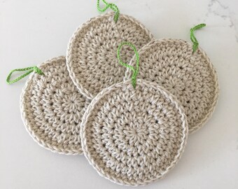 Reusable Crochet Facial Cleansing Pad | Crochet Scrub