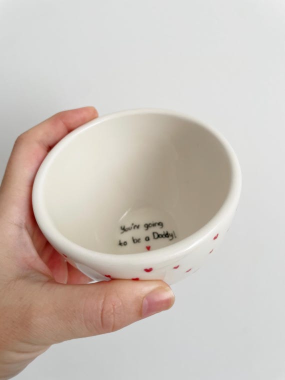Pregnancy Announcement Hidden Message Mug /Pregnancy Reveal / Mug with funny message