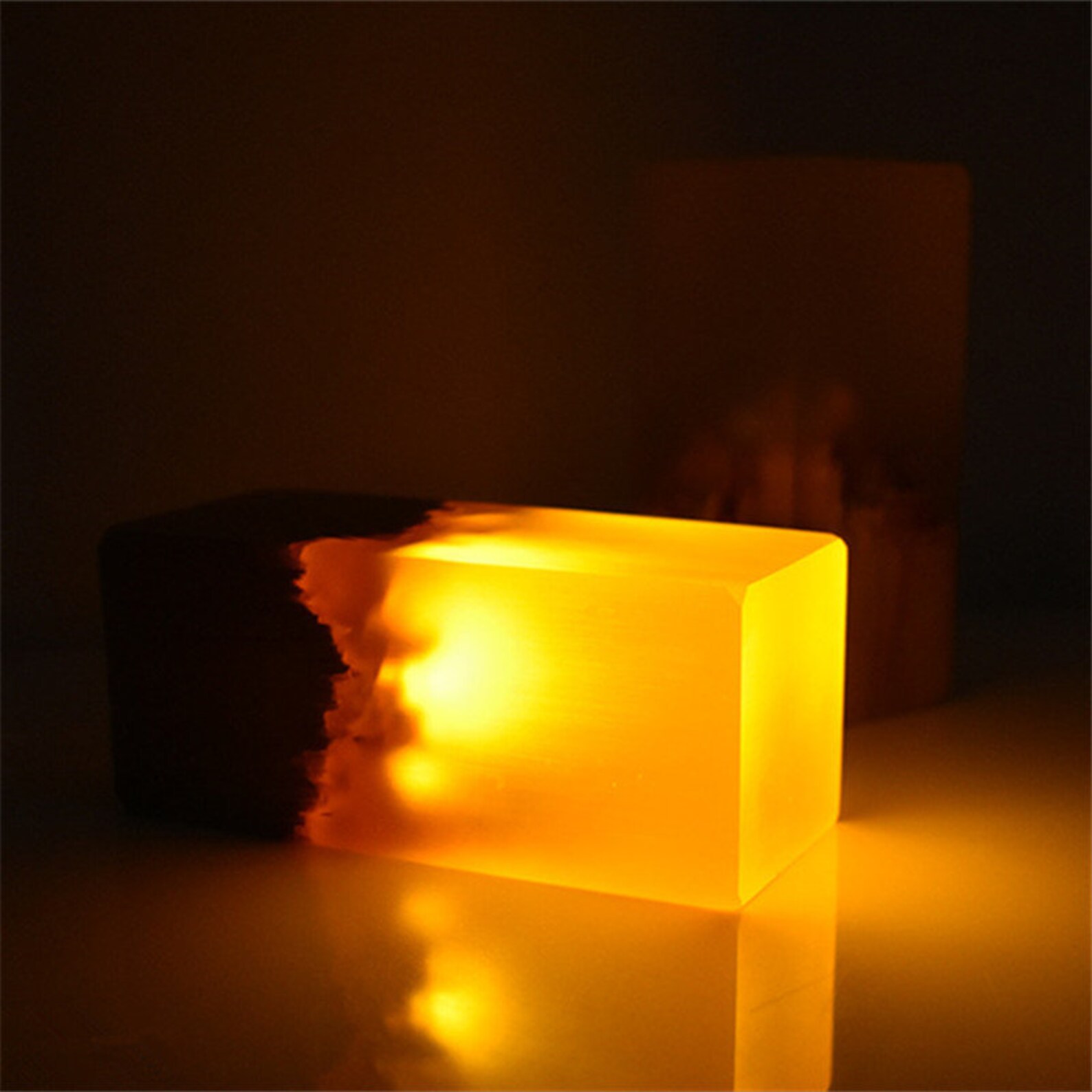 Handmade Light Up Resin Lamp Resin Art Childrens Night Light Etsy