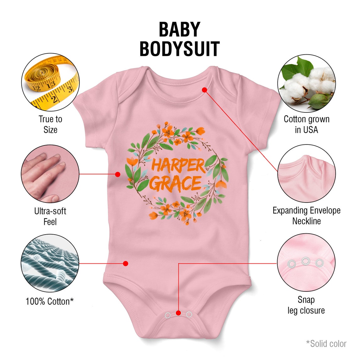 Personalized Name Baby Clothes Custom Baby Gift Gender Etsy