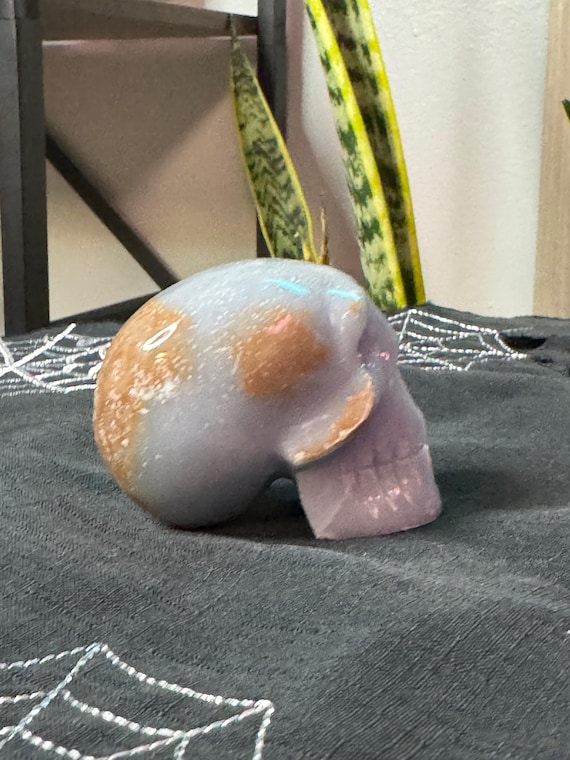 Peruvian Angelite Skull - image 5