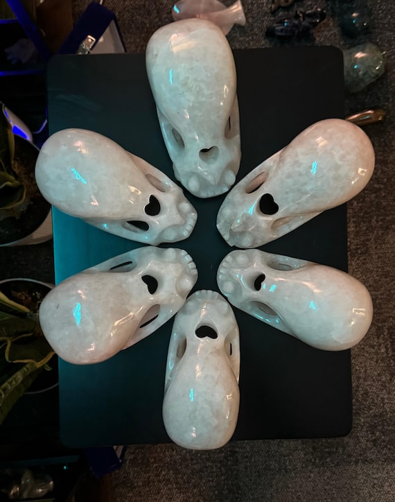 Custom Quartz Bat Skull - image 1