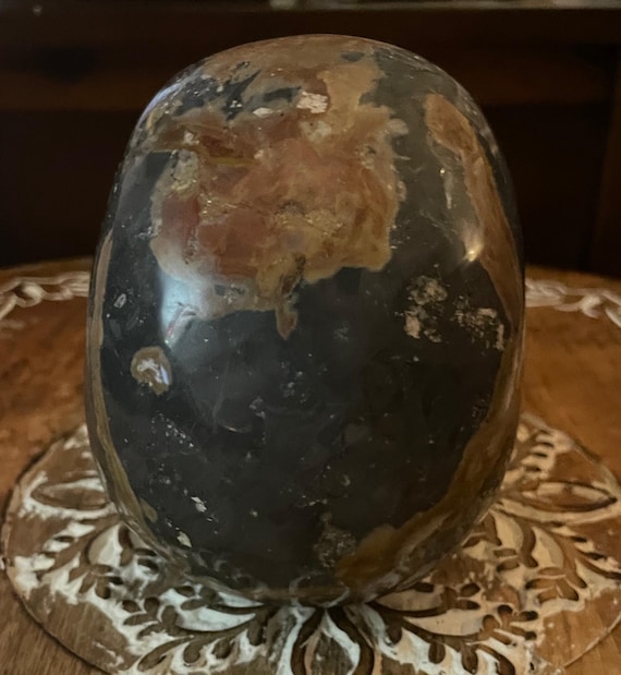 5" Polychrome Jasper Skull - image 4