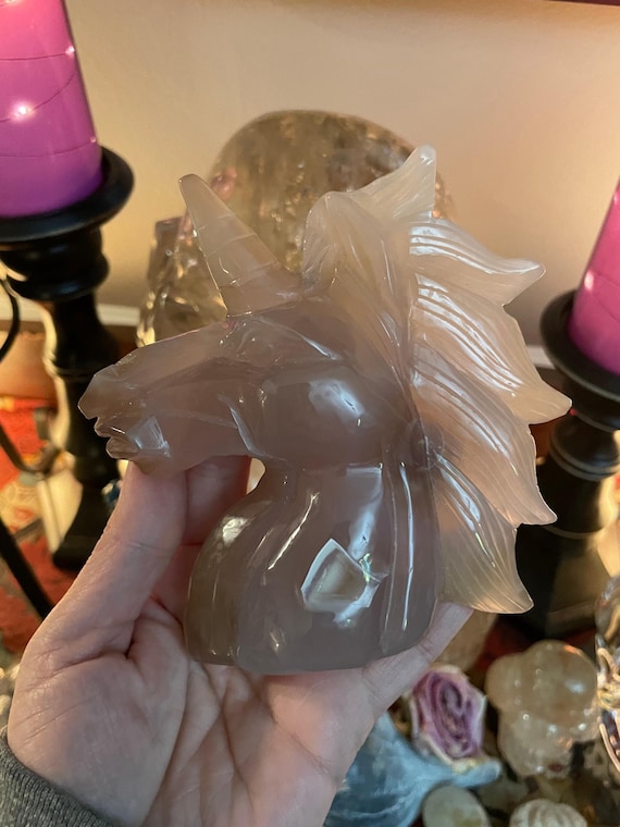 Cherry Blossom Agate Unicorn - image 1