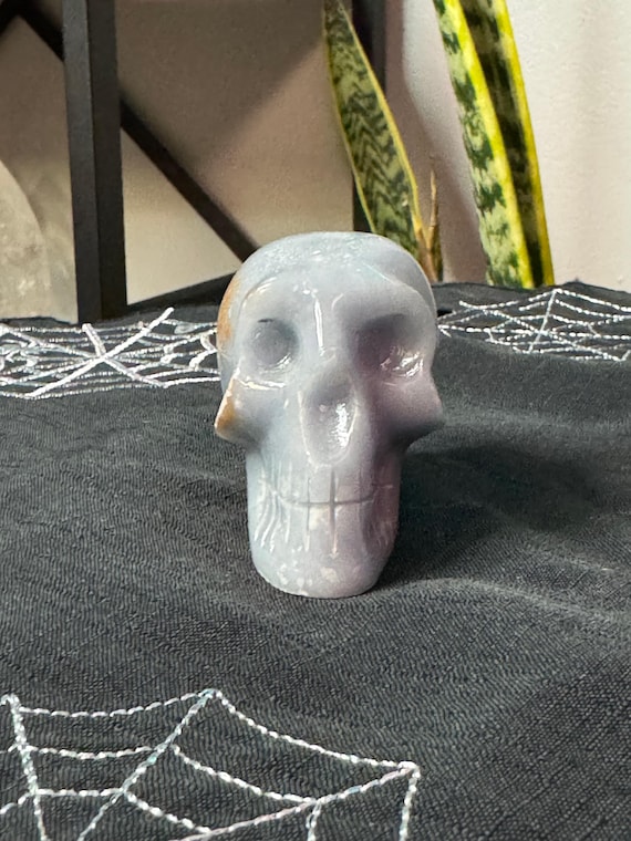 Peruvian Angelite Skull - image 2