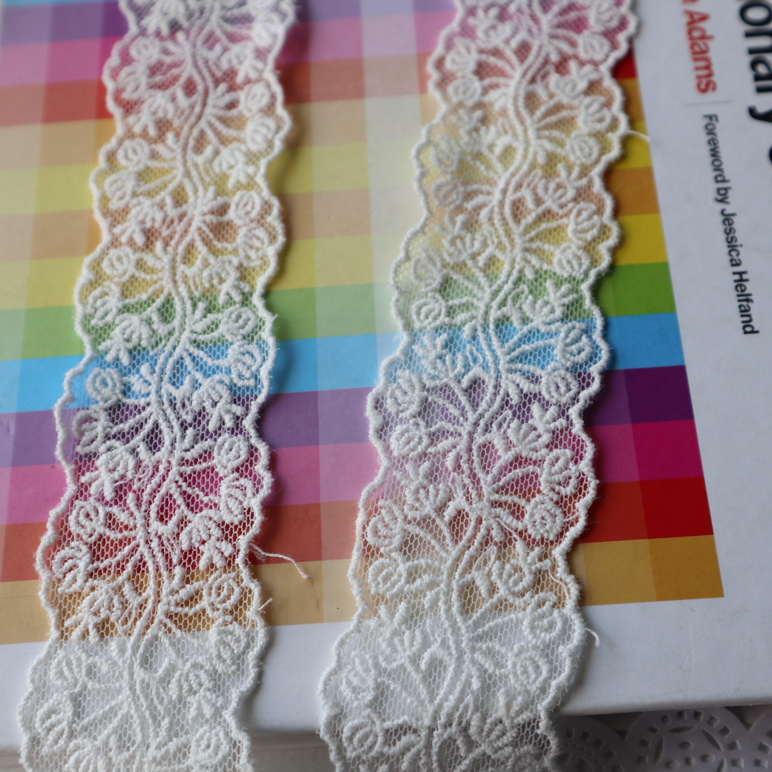ivory lace trim bulk