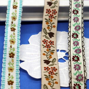 3yards 20yards retro design flower   ribbon, scrapbooking , diy gift wrapping headwear   about 2cm  7/8inch