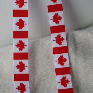 2 yards 20 yards 100 yards en vrac canada drapeau canadien feuilles d'érable ruban gros-grain, bricolage scrapbooking cheveux arc porte-clés 22 mm