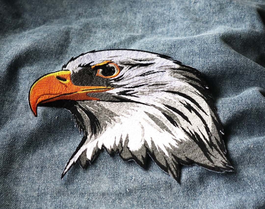 Embroidered Patches Eagle Ropa Pink Eagle Animal Patch Heat