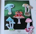 Set of  5pcs  10pcs  50pcs  bulk lot  mixed mushroom Fungus   embroidered    iron on patch  6-8cm 