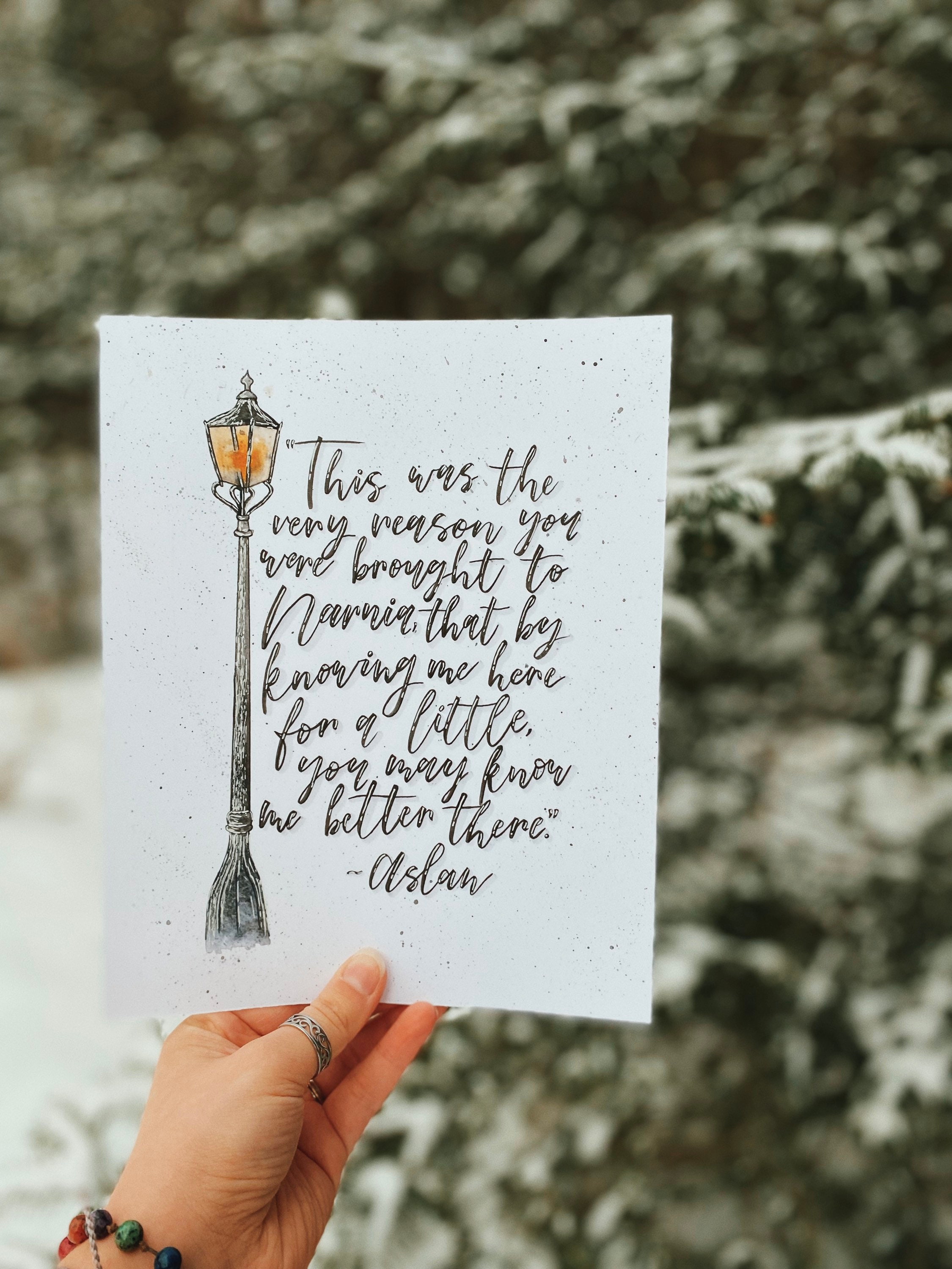 Aslan Quote // Narnia, CS Lewis Poster for Sale by CarolineTherese