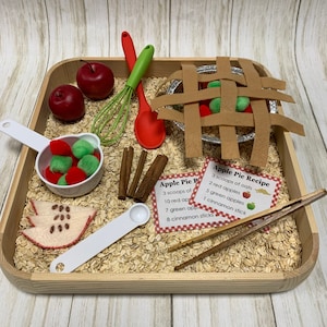 Apple Pie Sensory Kit | Apple Crisp Sensory Bin