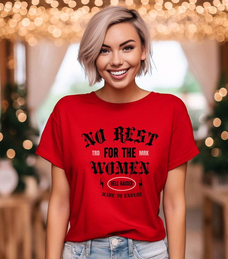 Feminist Girl Power Tee,empowering &amp;#39;no Rest for the Women Shirt,women&amp;#39;s ...