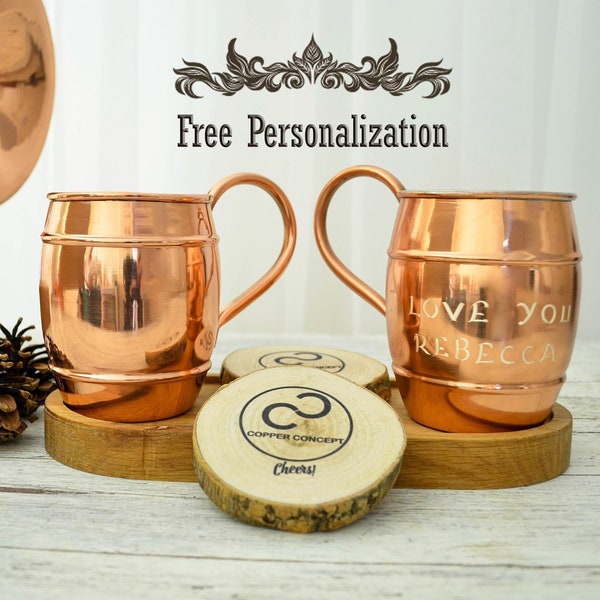 Personalized Copper Beer Mug, Copper Moscow Mule, Beer Stein, Jumbo Beer Mug, Valentine's Day Gift, Copper Gift For Men, Christmas Gift