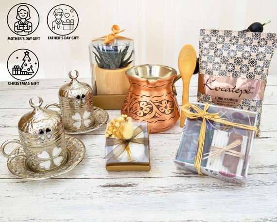 Coffee Lover's Gift Box, Turkish Coffee Set Gift Box, Coffee Gifts